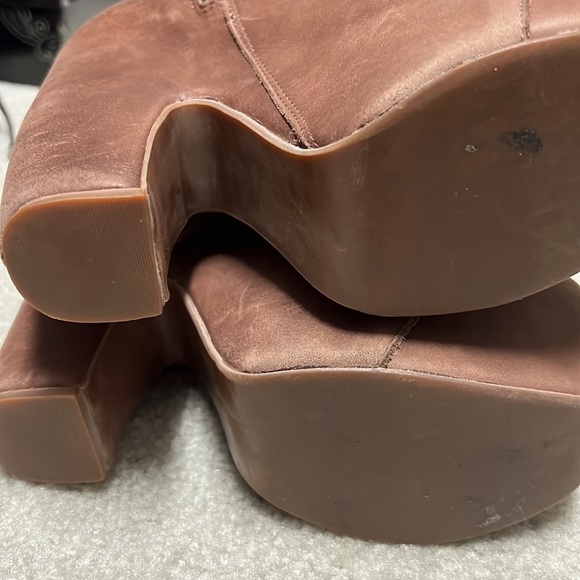 Jeffrey Campbell brown distressed boots size 7us - Picture 8 of 16